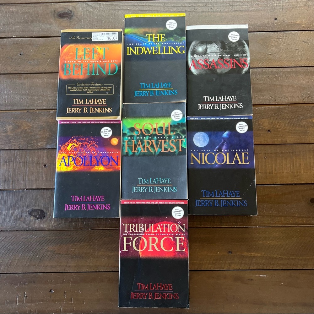 Left Behind Series 7 Book Lot Tim LaHaye Jerry B Jenkins Christian Fiction